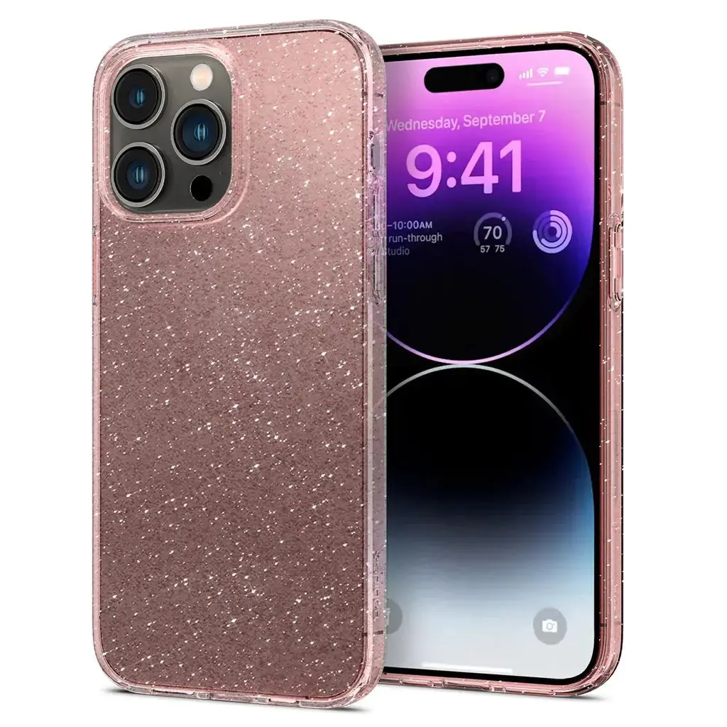 iPhone 14 Pro Case Liquid Crystal Glitter - Image 3