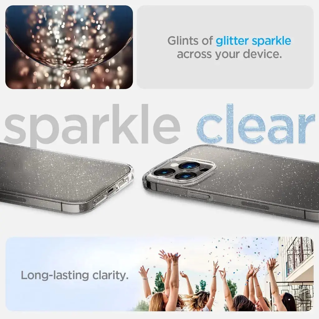 iPhone 14 Pro Case Liquid Crystal Glitter - Image 7