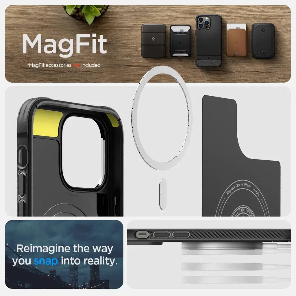 iPhone 14 Pro Max Case Rugged Armor Magfit Magsafe Case - Image 5