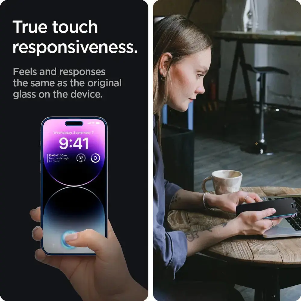 iPhone 14 Pro Screen Protector Privacy HD - Image 3