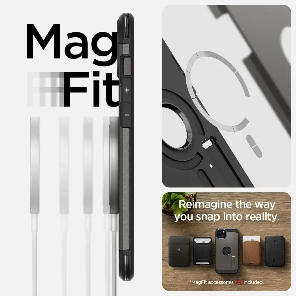 iPhone 15 Case Tough Armor Magfit Magsafe Case - Image 4