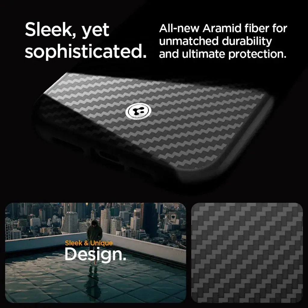 iPhone 15 Pro Case Enzo Aramid Magfit Magsafe Case - Image 4