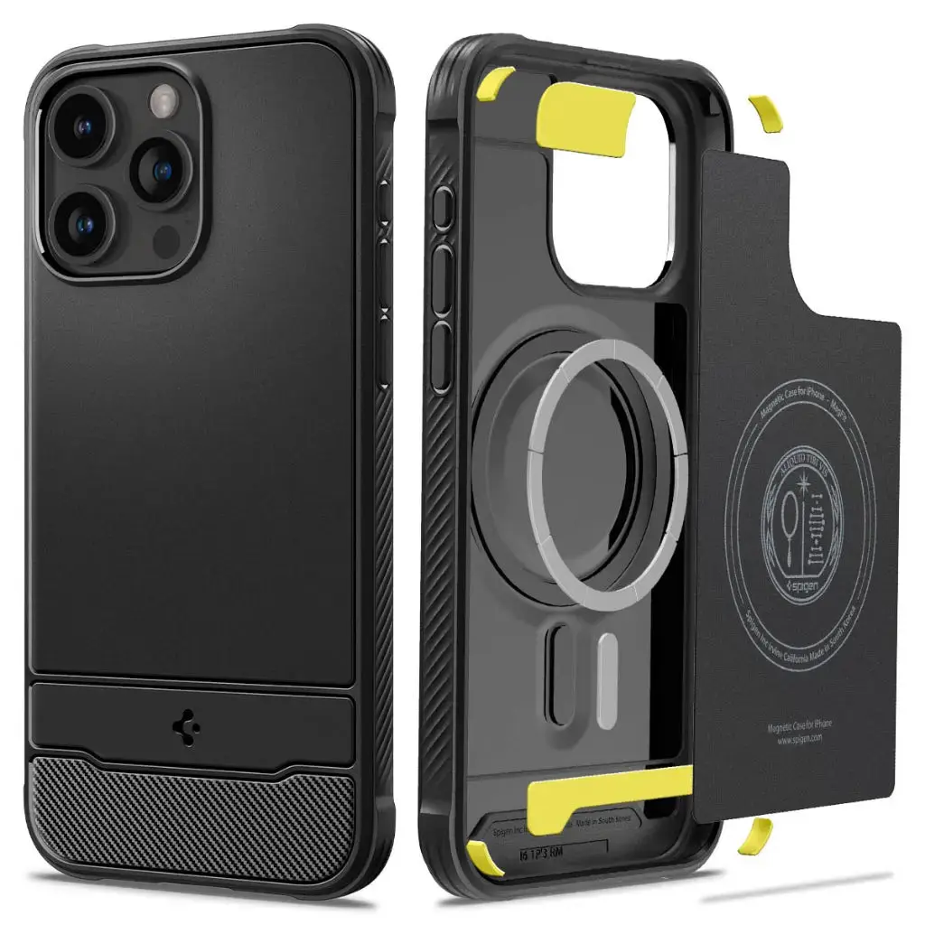 iPhone 15 Pro Case Rugged Armor Magfit Magsafe Case - Image 8