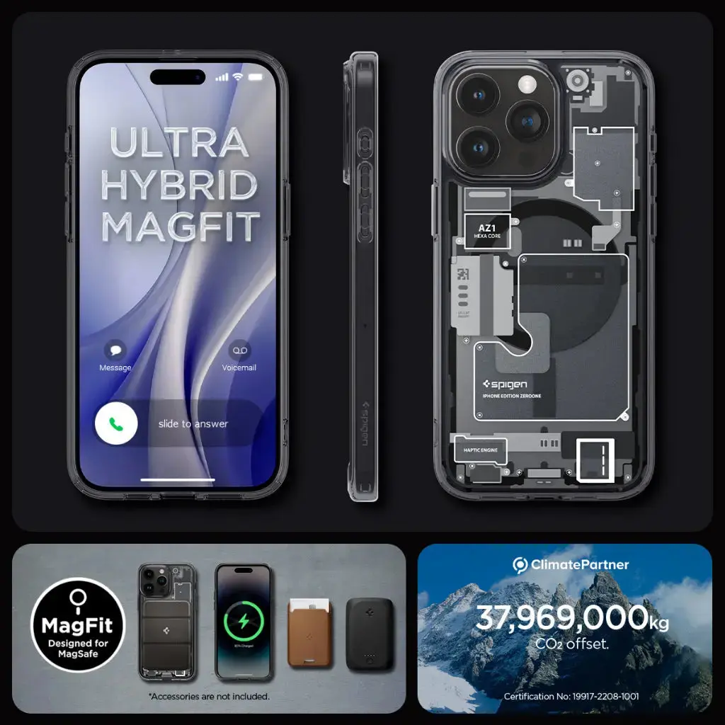 iPhone 15 Pro Case Ultra Hybrid Zero One Magfit Magsafe Case - Image 7