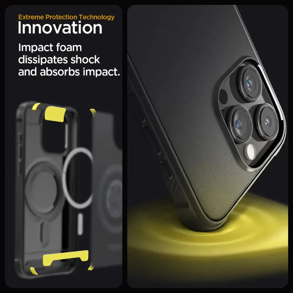 iPhone 15 Pro Max Case Rugged Armor Magfit Magsafe Case - Image 4