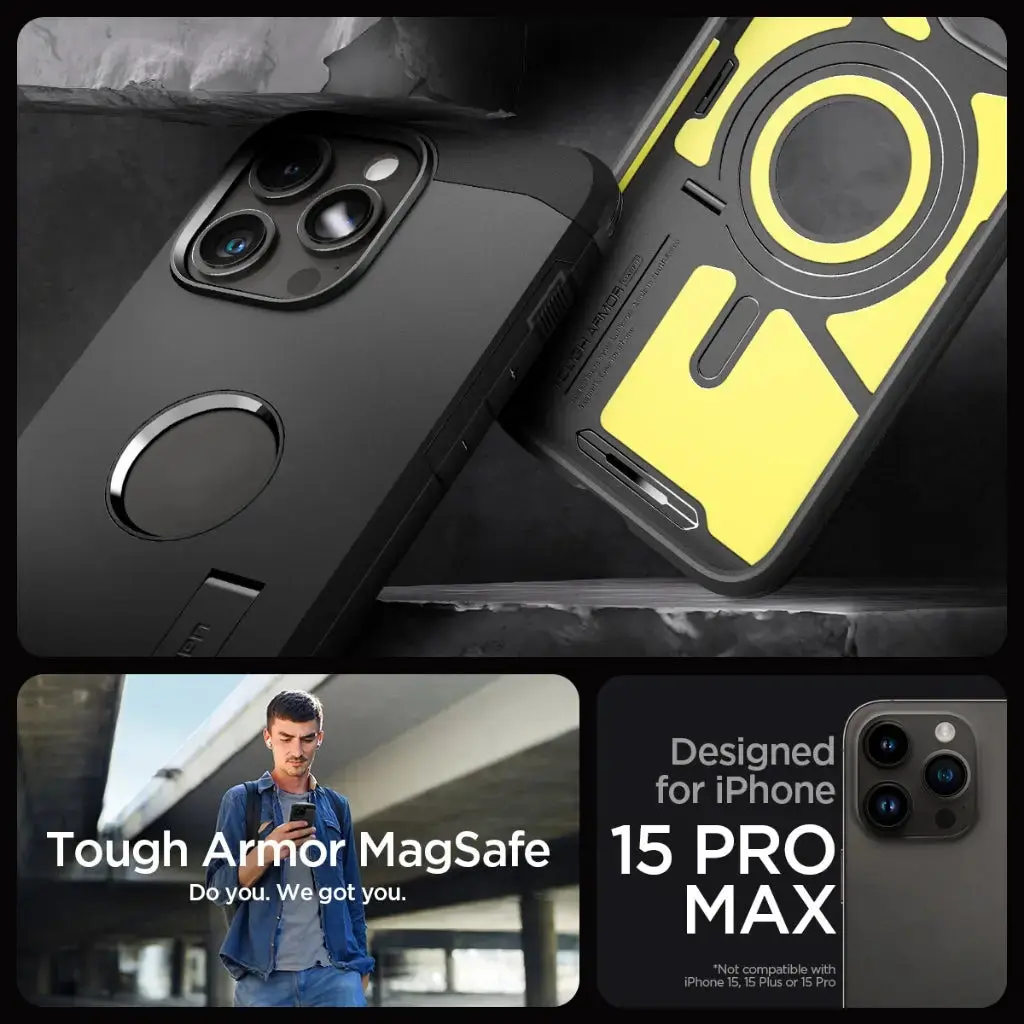 iPhone 15 Pro Max Case Tough Armor Magfit Magsafe Case - Image 3