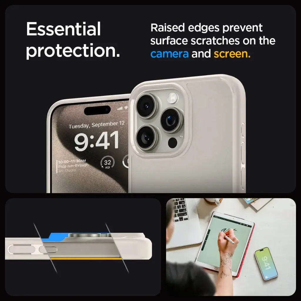 iPhone 15 Pro Max Case Ultra Hybrid / Crystal Hybrid - Image 3