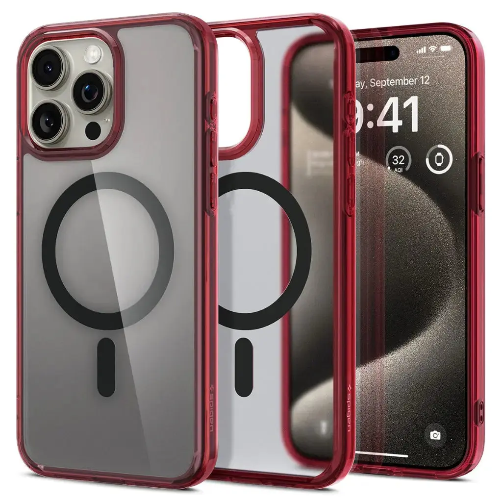 iPhone 15 Pro Max Case Ultra Hybrid Magfit Magsafe Case Frost - Image 11