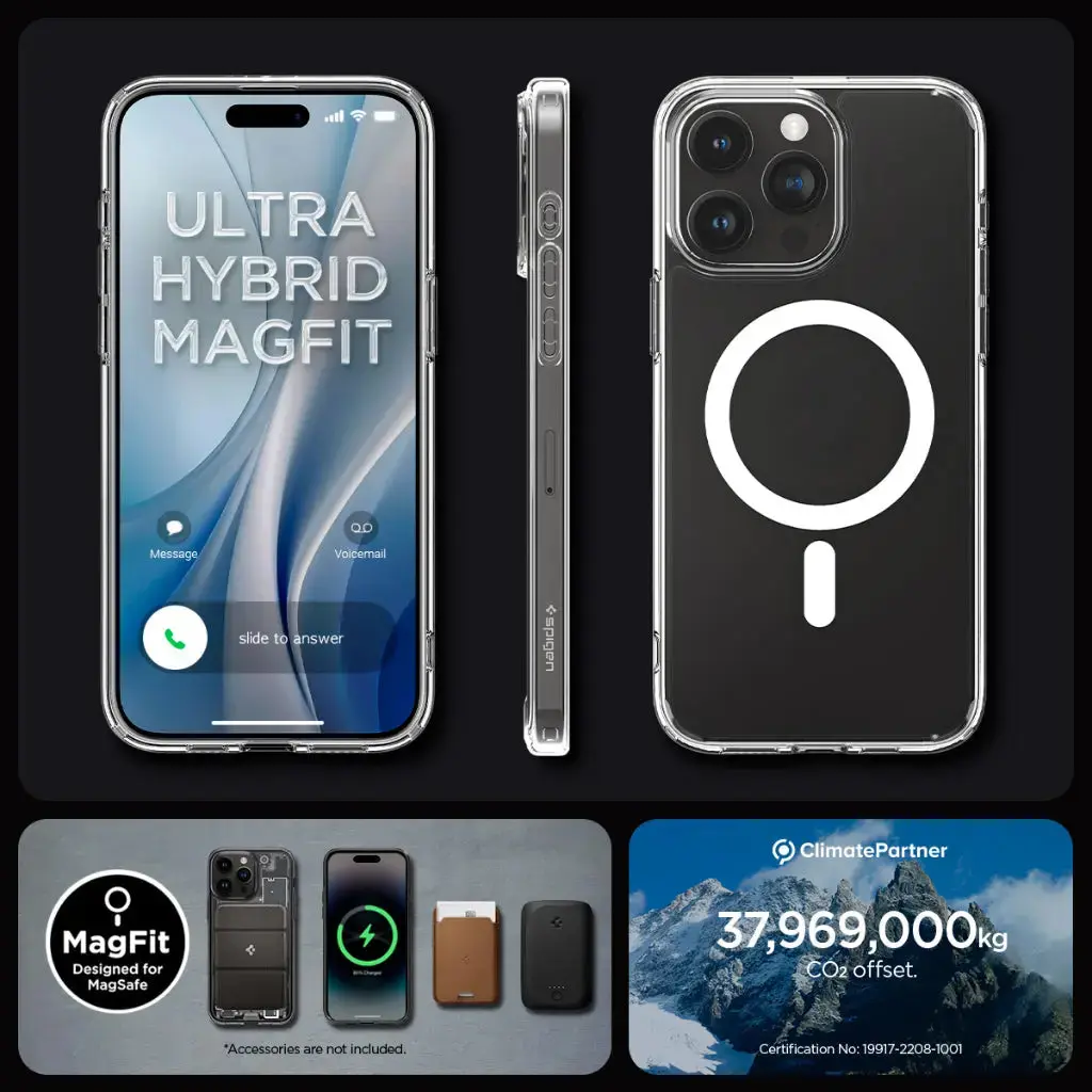 iPhone 15 Pro Max Case Ultra Hybrid Magfit Magsafe Case Frost - Image 9