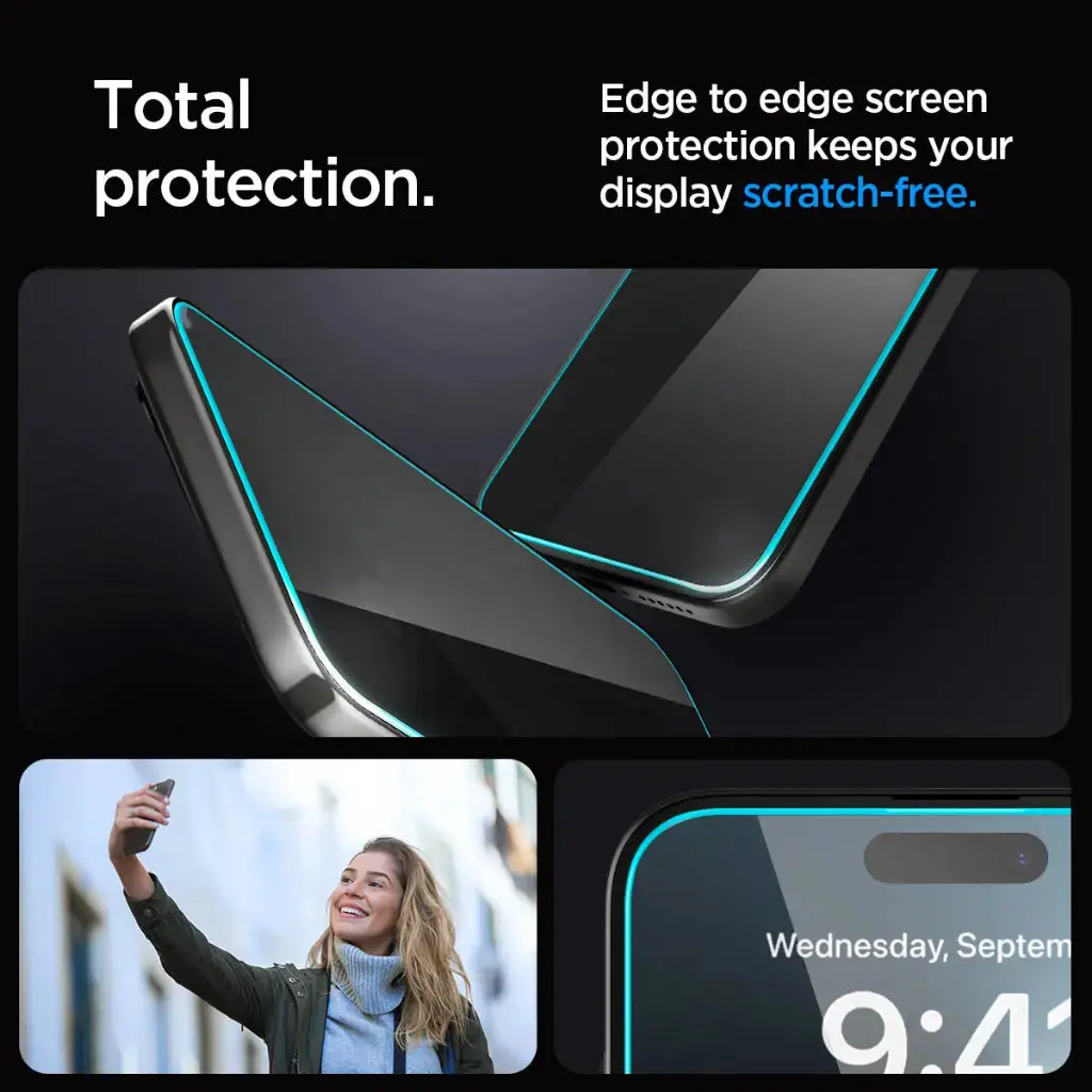 [1 Pack] iPhone 15 Pro Max Privacy Screen Protector Glas.tR EZ Fit - Image 5