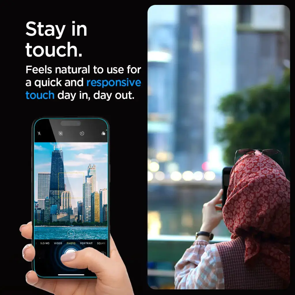 [1 Pack] iPhone 15 Pro Max Privacy Screen Protector Glas.tR EZ Fit - Image 7