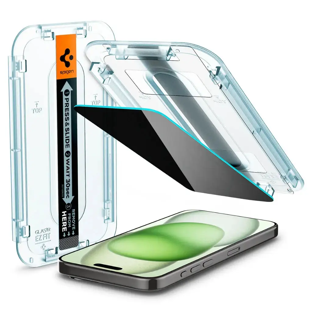 iPhone 16 Plus / iPhone 15 Plus Privacy Screen Protector Glas.tR EZ Fit - Image 3