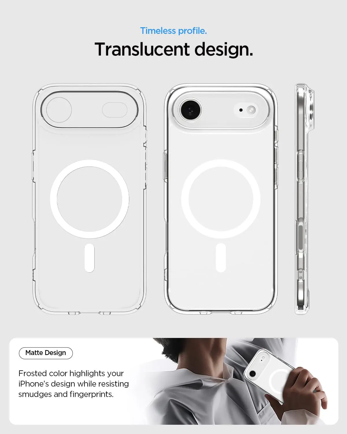 iPhone Air Case Ultra Hybrid MagFit Frost - Image 6