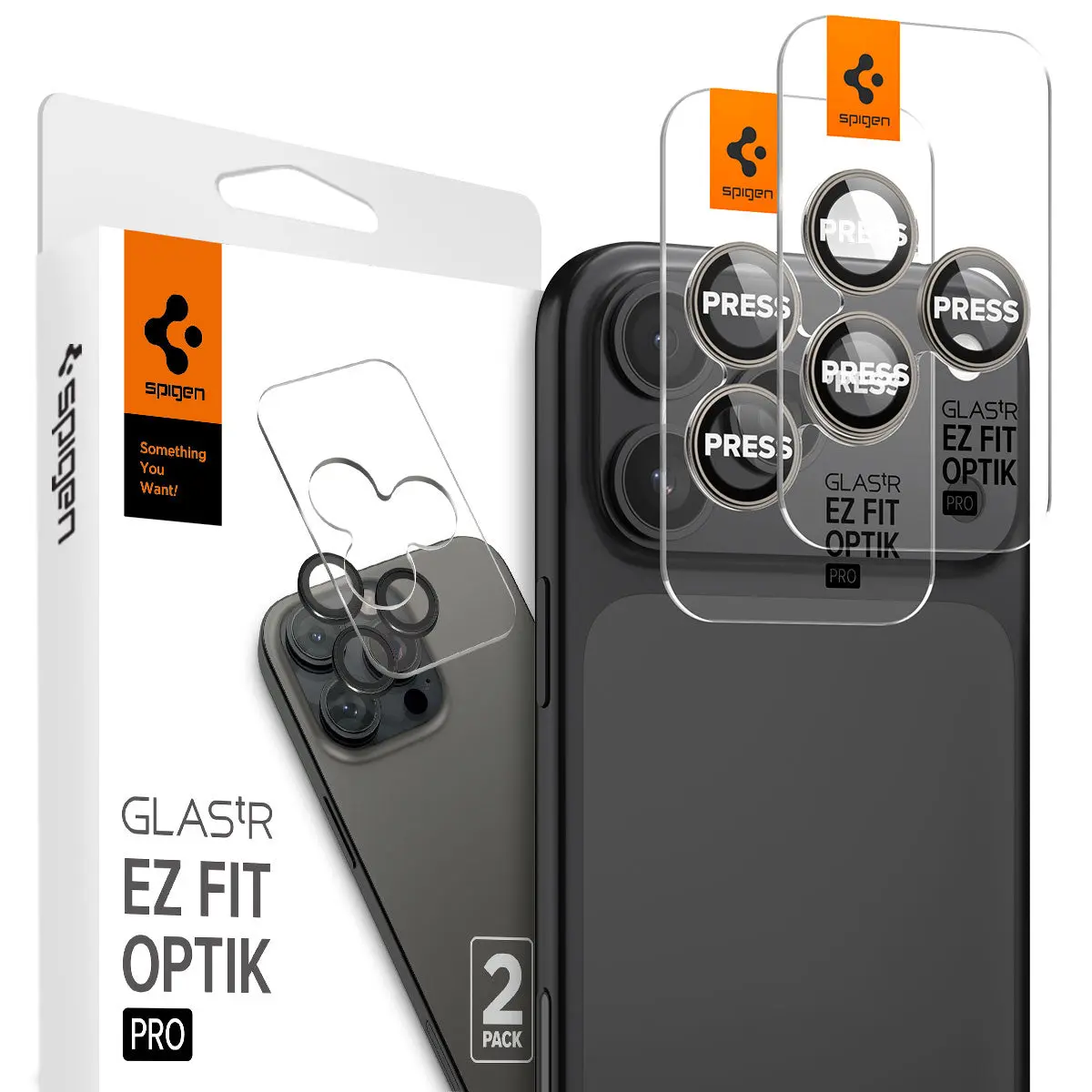 [2 Pack] iPhone 17 Pro Max / 17 Pro / 16 Pro Max / 16 Pro / 15 Pro Max / 15 Pro / 14 Pro Max / 14 Pro Camera Lens Protector EZ Fit Optik Pro - Image 6