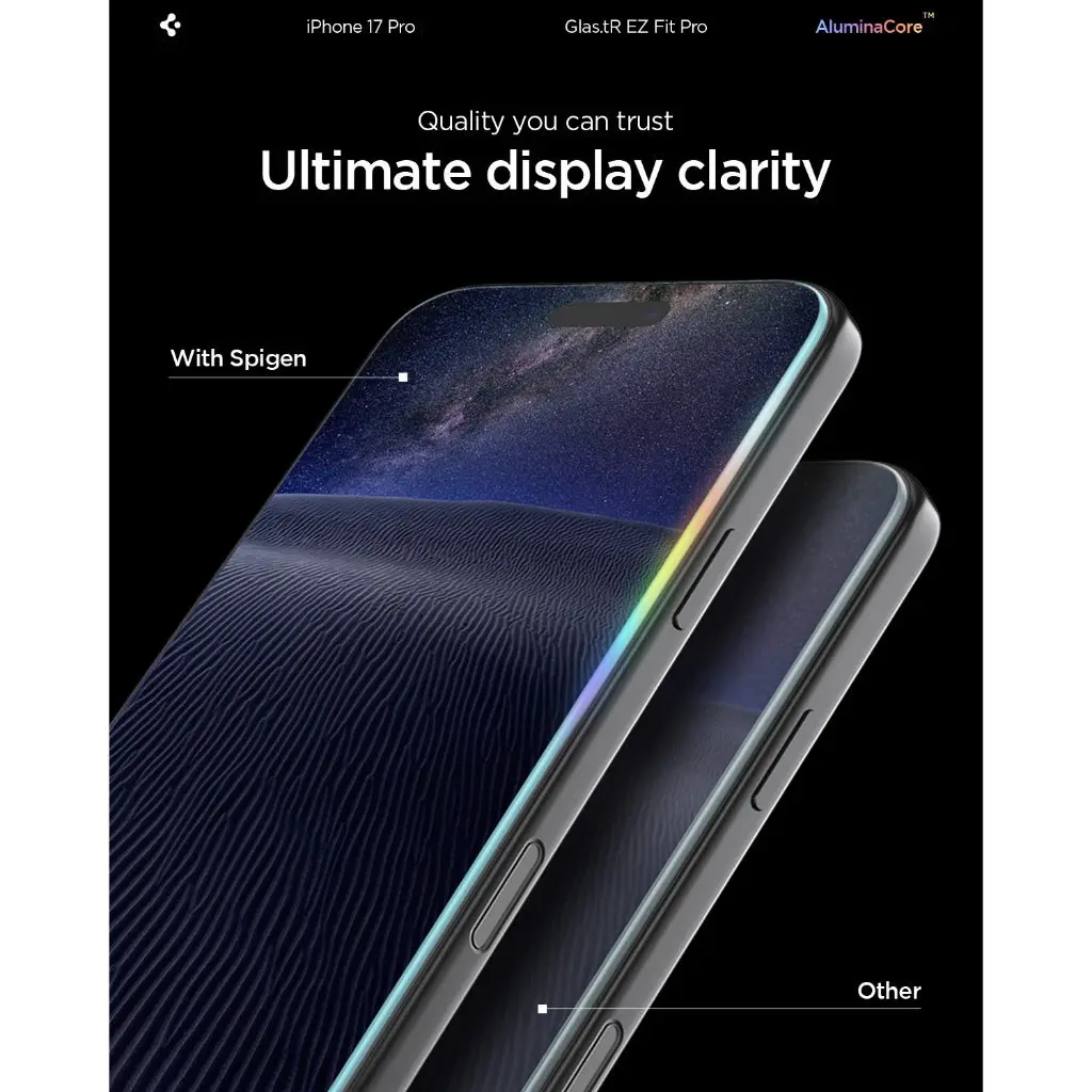 [1 Pack] iPhone 17 Pro / iPhone 17 Privacy Screen Protector Glas.tR EZ Fit Pro HD - Image 5