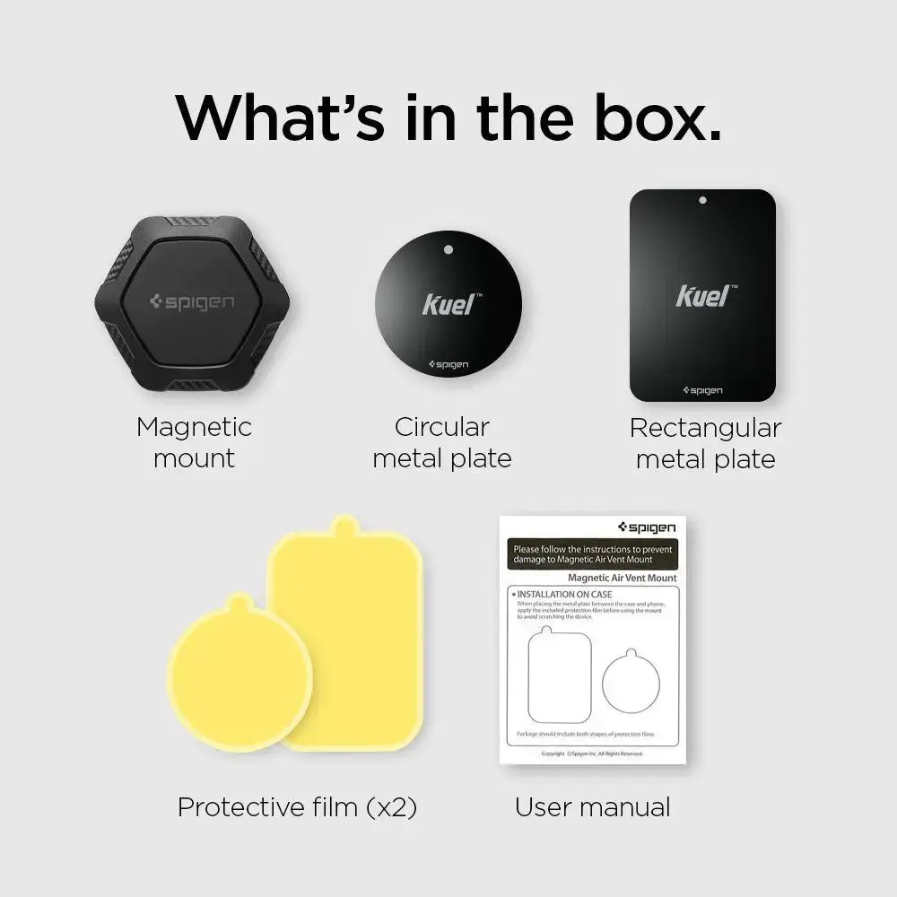 Kuel Signature QS11 Air Vent Magnetic Car Mount - Image 3