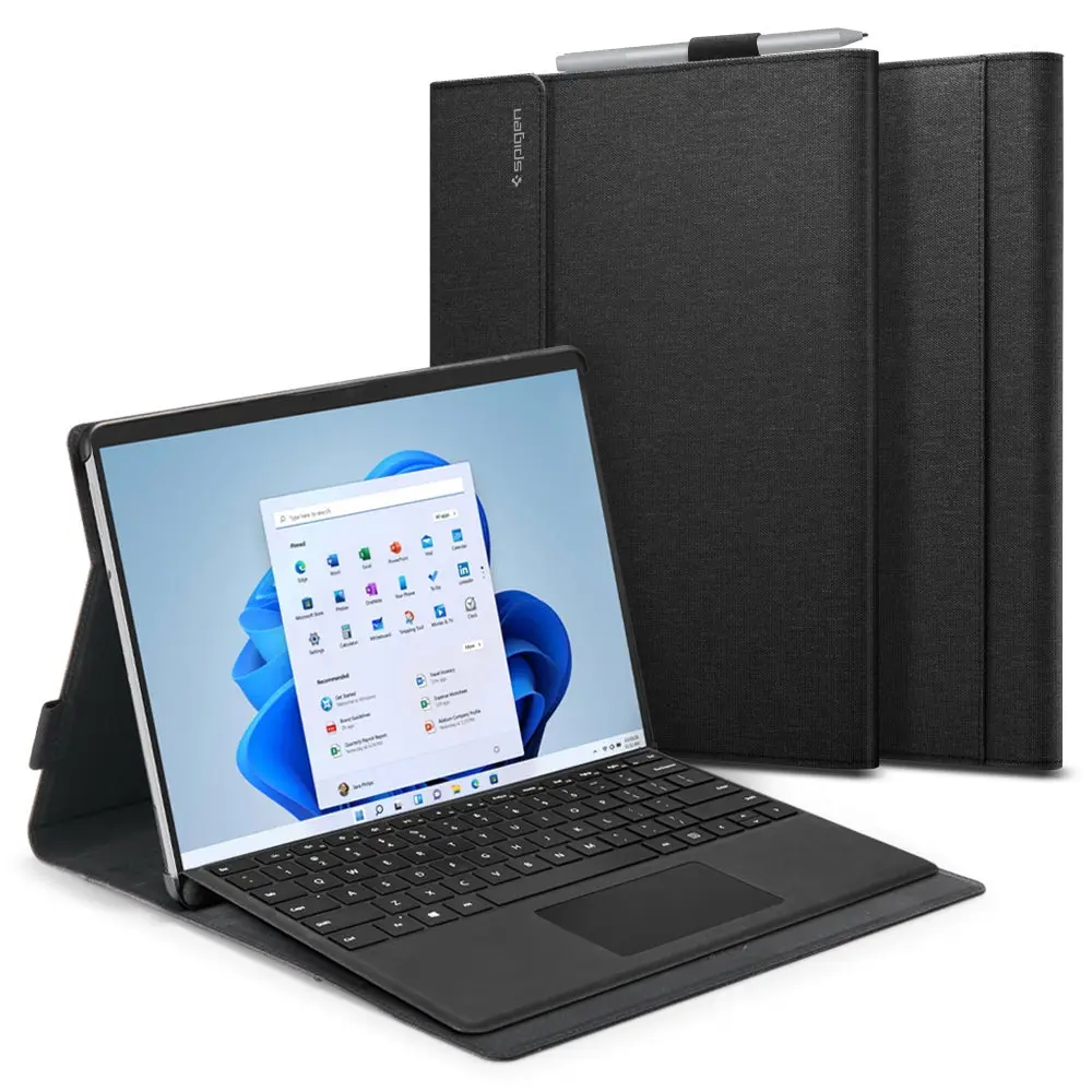 Microsoft Surface Pro 11 / 10 / 9 / 8 Case (2024/2022/2021) Stand Folio