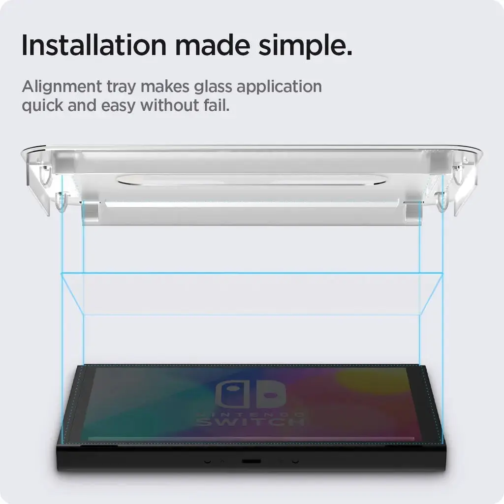 [2 Pack] Nintendo Switch OLED Screen Protector EZ FIT GLAS.tR - Image 3