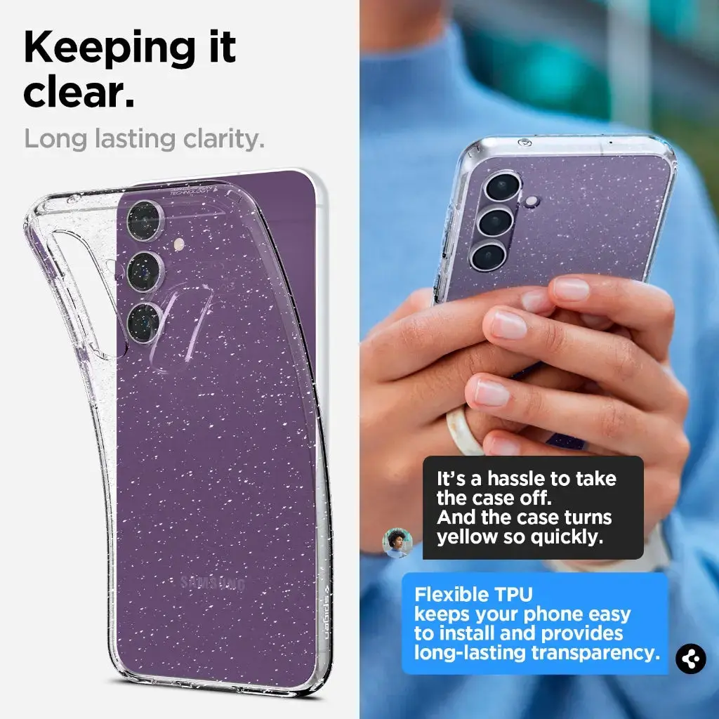 Galaxy S23 FE Case Liquid Crystal Glitter - Image 4
