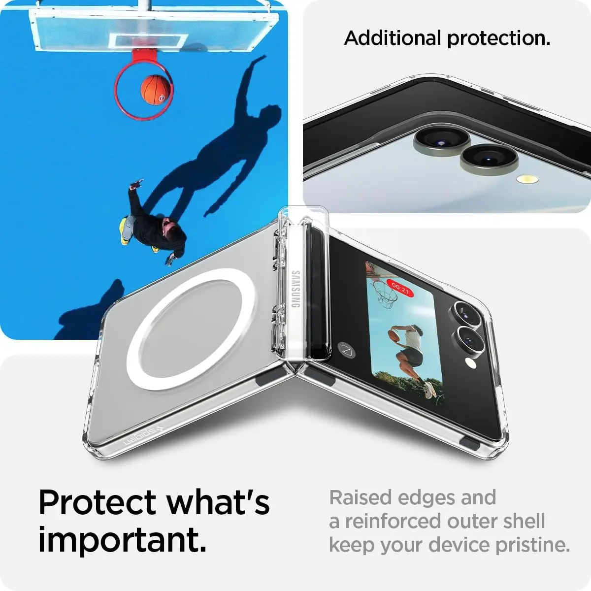 Galaxy Z Flip 7 Case Ultra Hybrid Pro MagFit - Image 4