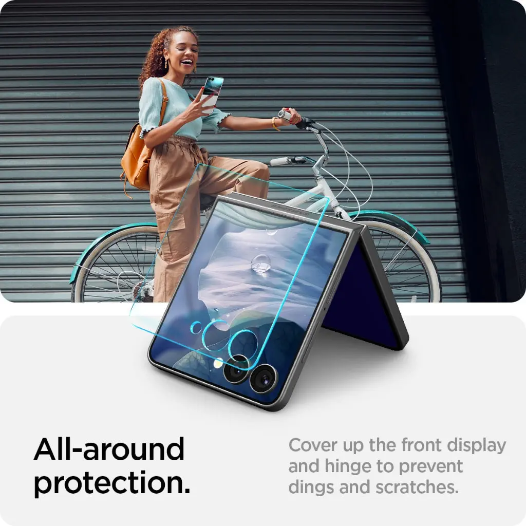 [1 Pack] Galaxy Z Flip 7 Tempered Glass Glas.tR EZ Fit HD - Image 4