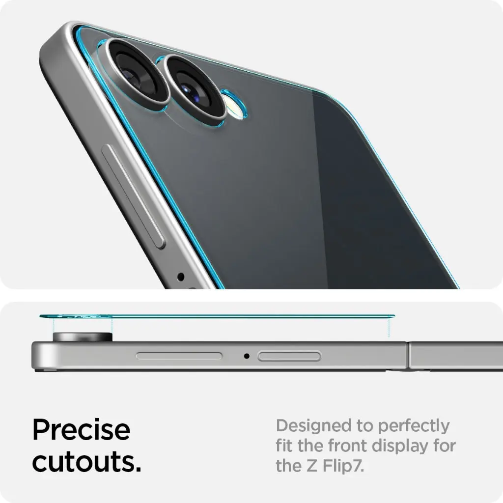 [1 Pack] Galaxy Z Flip 7 Tempered Glass Glas.tR EZ Fit HD - Image 5