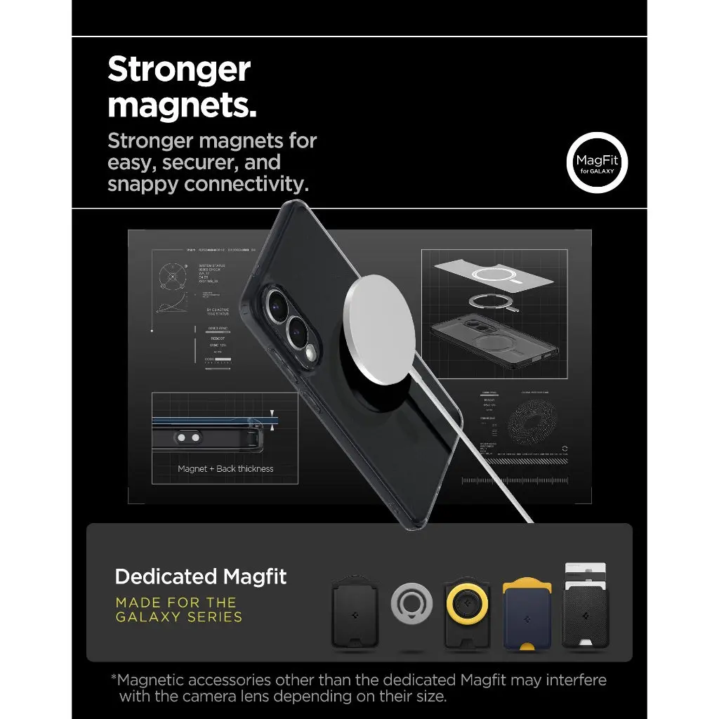 Samsung S25 Edge Case Ultra Hybrid MagFit Frost - Image 6