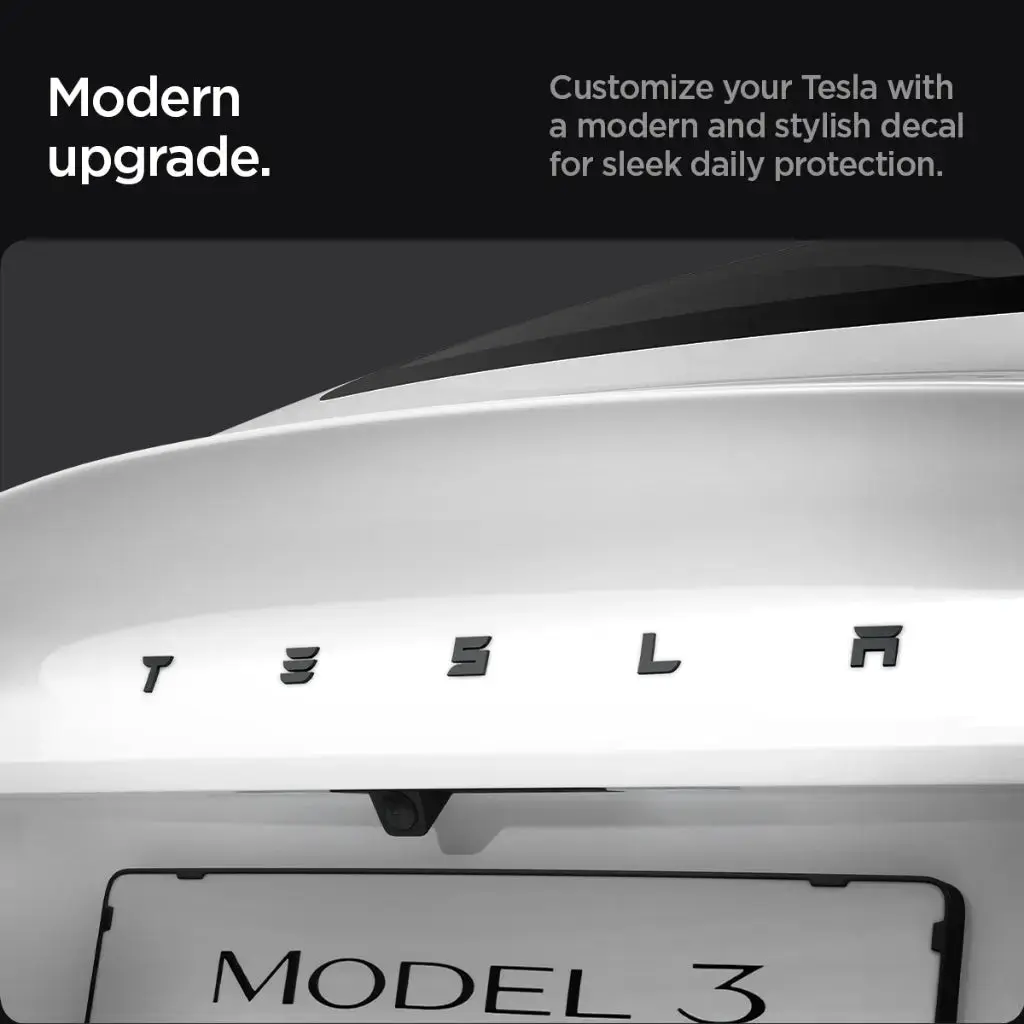 Tesla Model 3 Highland (2026/2025/2024) Rear Emblem Logo Sticker TO322H - Image 7