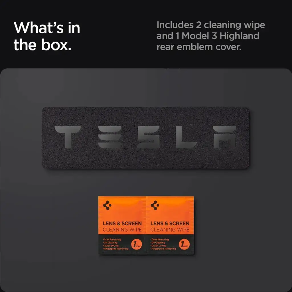 Tesla Model 3 Highland (2026/2025/2024) Rear Emblem Logo Sticker TO322H - Image 9