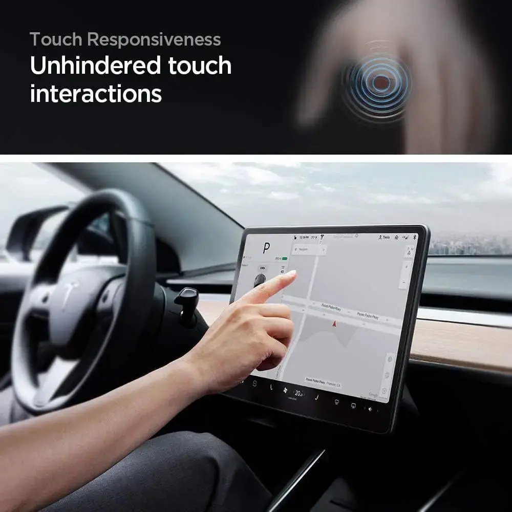 Tesla Model 3 / Y Screen Protector EZ Fit Glas.tR Matte - Image 5