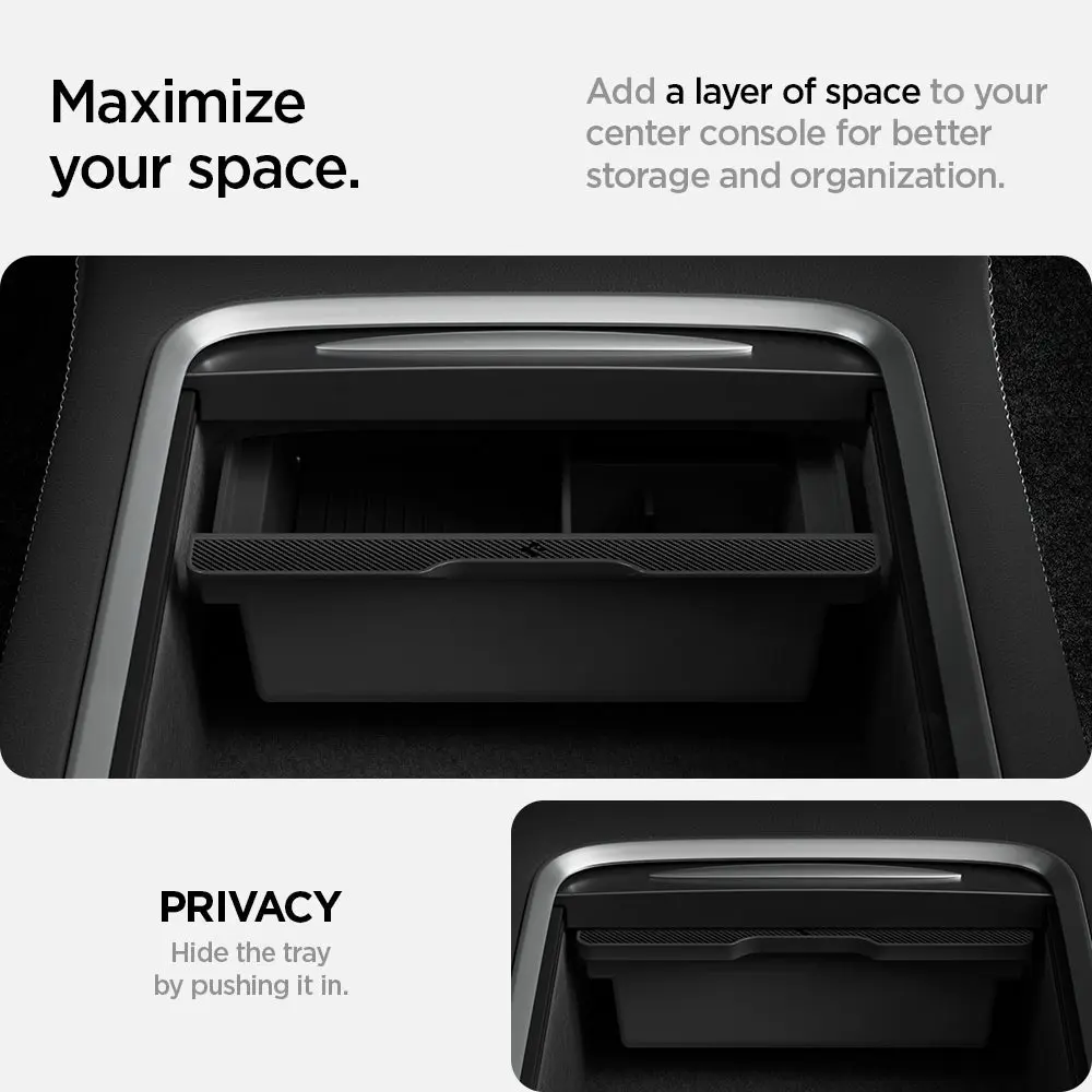 Tesla Model Y (2021-2024) & Model 3 (2021-2023) Center Console Organizer - Image 5