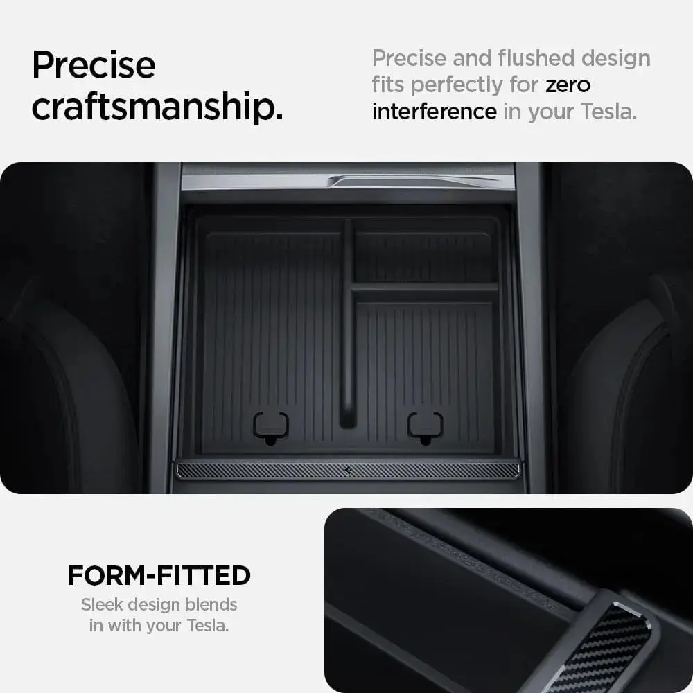 Tesla Model Y Juniper (2026/2025) & Model 3 Highland (2026/2025/2024) Center Console Organizer - Image 5