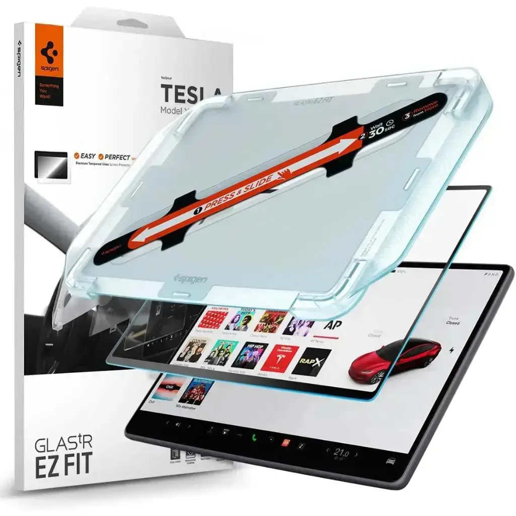 Tesla Model Y Juniper (2025) / Model 3 (2026/2025/2024) 15.4" Screen Protector - Image 8