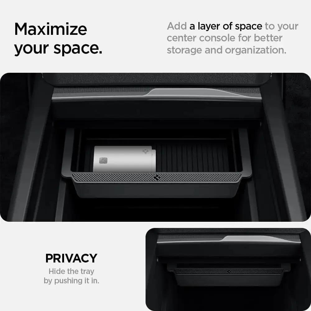 Tesla Model Y Juniper (2026/2025) / Model 3 Highland (2024-2026) Center Console Organizer Tray - Image 4