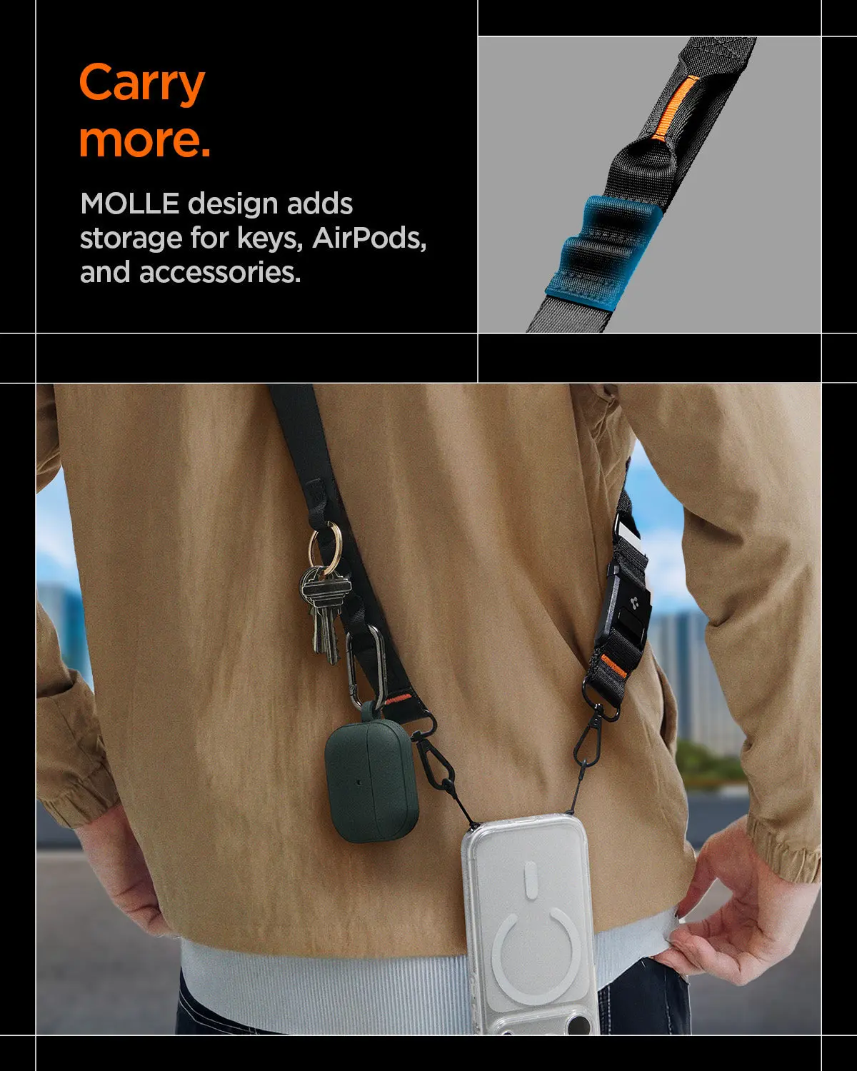 Universal Adjustable Crossbody Phone Strap DA30M - Image 5